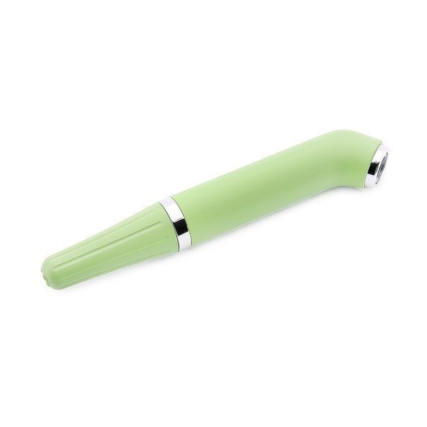 Аппарат для маникюра на аккумуляторе JF-102B, 25000 об, 2 в 1 с УФ фонариком 12W, green 24702 фото