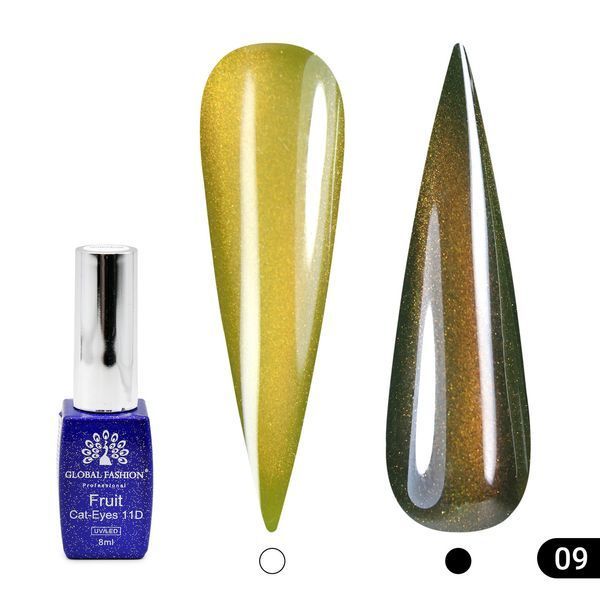 Cats Eye Gel Lacquer Fruit 11D, 8 ml, 09 25434 фото