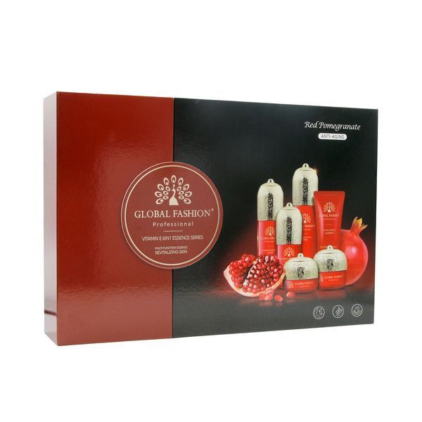 Набор средств по уходу за лицом Red Pomegranate Global Fashion, ANTI-AGING, 6 в 1. с витамином Е 24212 фото