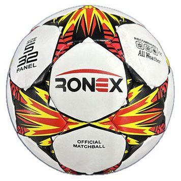 М'яч футбольний Grippy Ronex AD/FC3 Жовтий/червоно-чорний RXG-FC/3Y фото