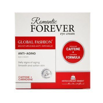 Увлажняющий крем для глаз против морщин, Global Fashion, Romantic Forever Eye Cream, 30g 25073 фото