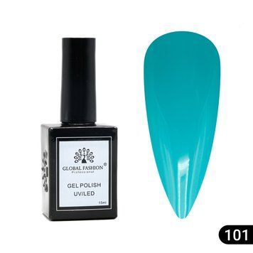 Гель лак Global Fashion, Gel polish&nbsp;15&nbsp;ml,&nbsp;101 23937 фото
