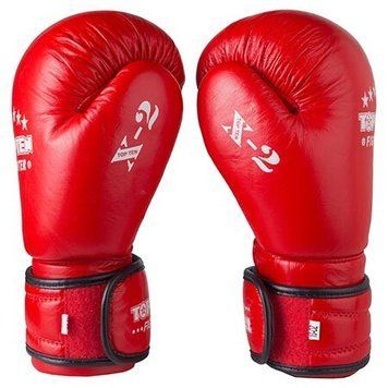 Боксерські рукавички TopTen X-2, шкіра, 8oz, червоний TT-X28R фото