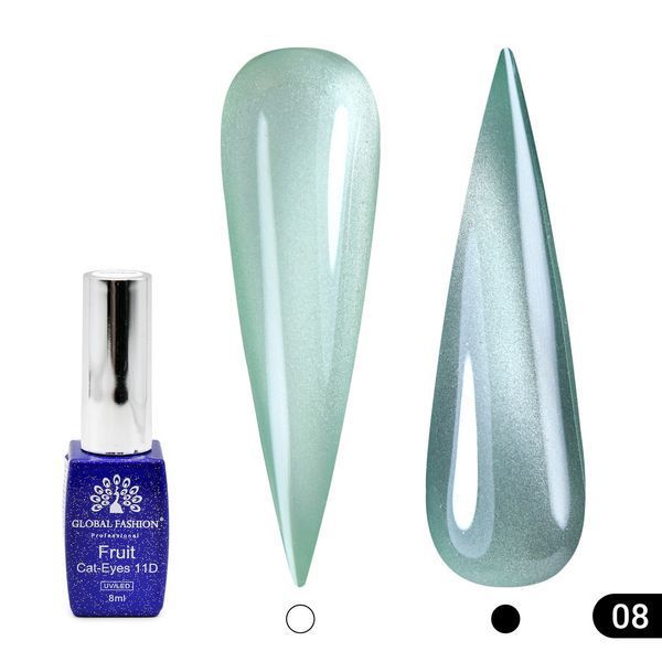 Cats Eye Gel Lacquer Fruit 11D, 8 ml, 08 25433 фото