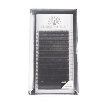 Набір стрічкових вій Global Fashion Premium Lashes мікс (7-15 мм) CC 0.07 13051 фото