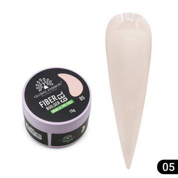 Гель для моделювання нігтів 15 г, Fiber Builder Gel, #05 26090 фото