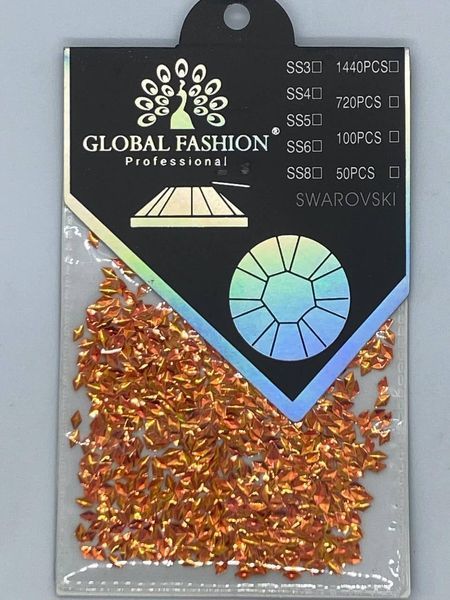 Декор для ногтей 3D (ромбики) Swarovski Global Fashion 001 12147 фото