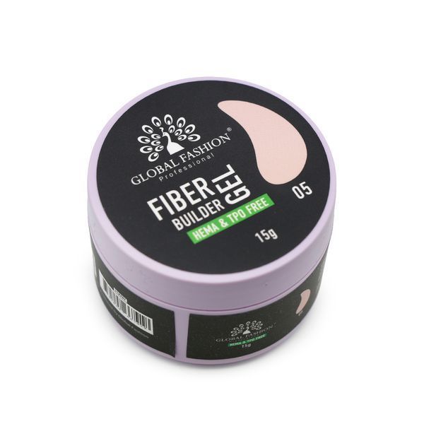 Гель для моделирования ногтей 15 г, Fiber Builder Gel, #05 26090 фото