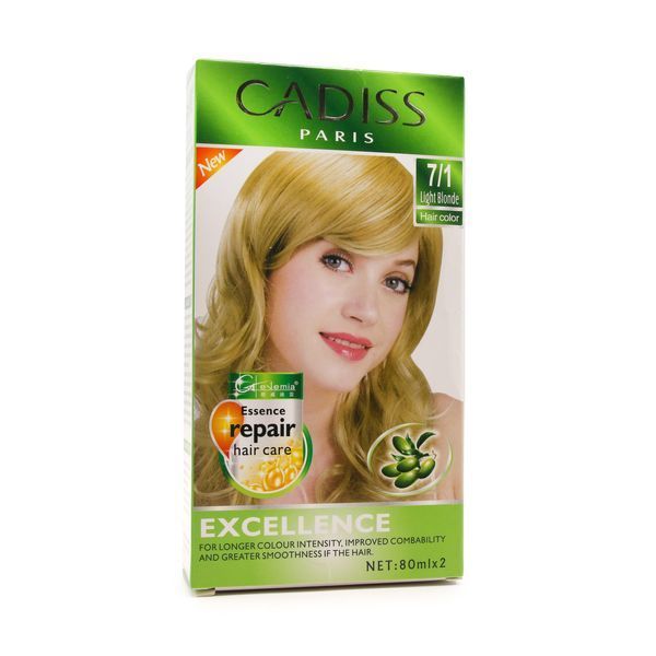 Фарба для волосся Cadiss 7/1 Light Blonde 22508 фото