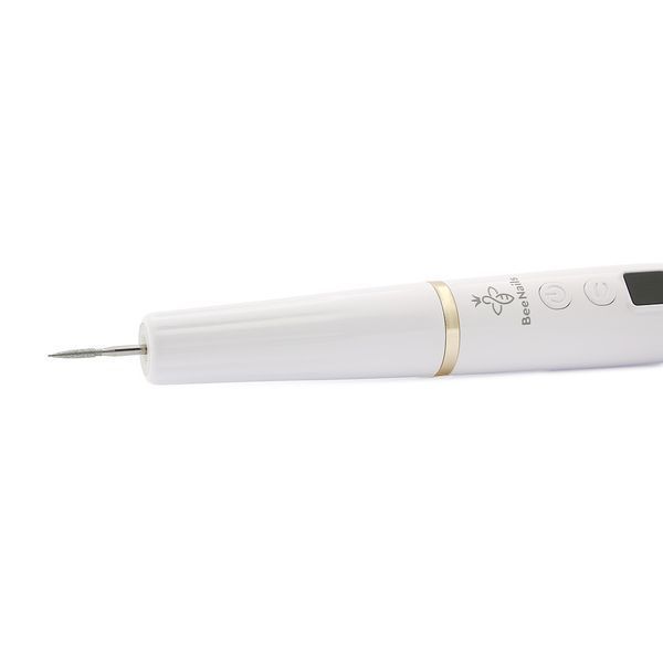 Апарат для манікюру на акумуляторі Bee nails YA03-002, 20000 об, white 24717 фото