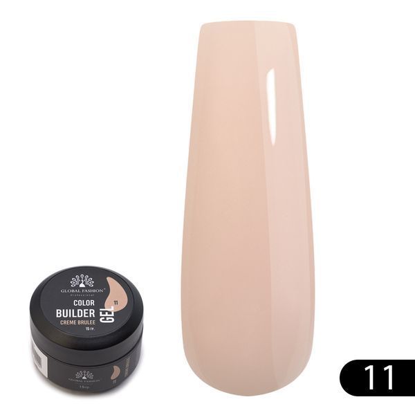Gel for modeling nails 15 g, Color Builder Gel 11- Creme brulee 19787 фото