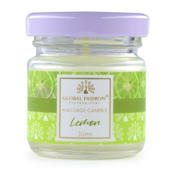 Массажная свеча Global Fashion, 30 ml, Lemon 22064 фото