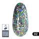 Гель-фарба з глітером, Solid Sequins color gel 5 гр, 02 15630 фото 1