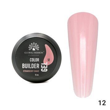 Gel for modeling nails 15 gr, Color Builder Gel 12- Strawberry shake 19788 фото