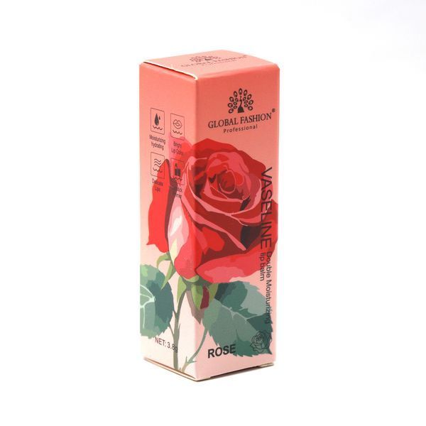 Увлажняющий бальзам для губ, vaseline double moisturizing lip balm, Global Fashio, Rose 25036 фото