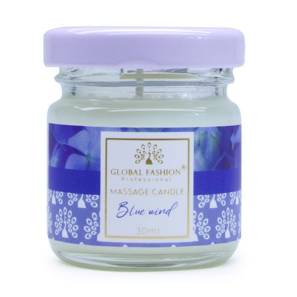 Массажная свеча Global Fashion, 30 ml, Blue wind 22067 фото