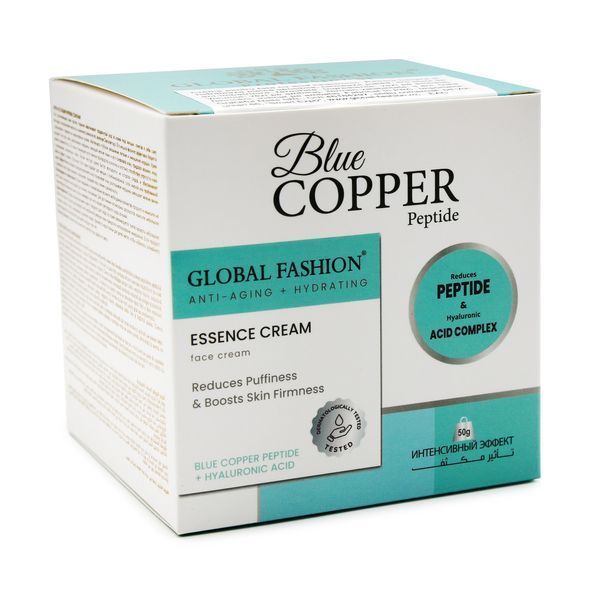 Крем-Эссенция Против Старения, Global Fashion, Blue Copper Peptide Anti-Aging Essence Cream, 50g 25075 фото