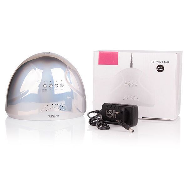 LED+UV Лампа SUN One 48W Mirror (дзеркальна) 2970676341 фото