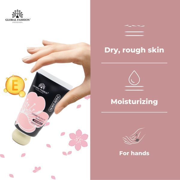Зволожуючий крем для рук з вітаміном Е, Global Fashion, Cherry Blossom Fragrance, 30g 25042 фото