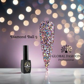 Гель лак Diamond Ball Global Fashion 8 мл, 009 11603 фото