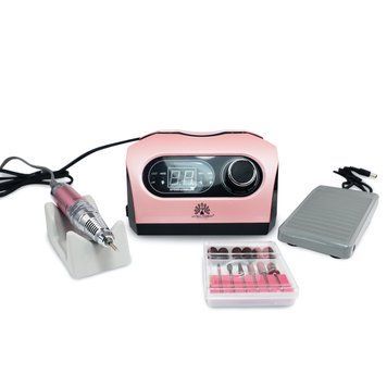 Manicure and pedicure machine Global Fashion 50000 rpm 80W, ZS-717-pink 15533 фото