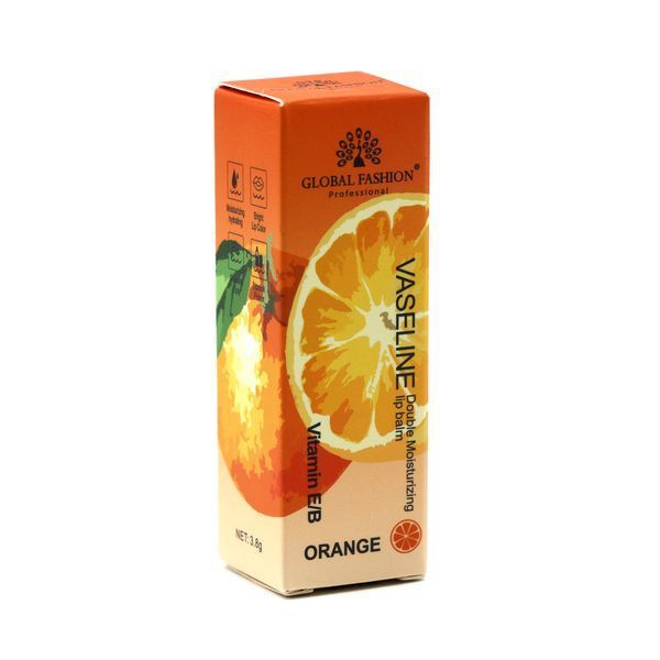 Зволожуючий бальзам для губ, vaseline double moisturizing lip balm, Global Fashion, Orange 25038 фото