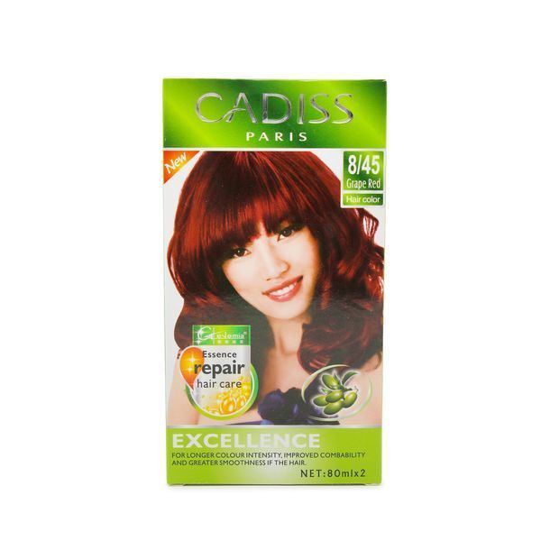 Фарба для волосся Cadiss 8/45 Grape Red 22510 фото