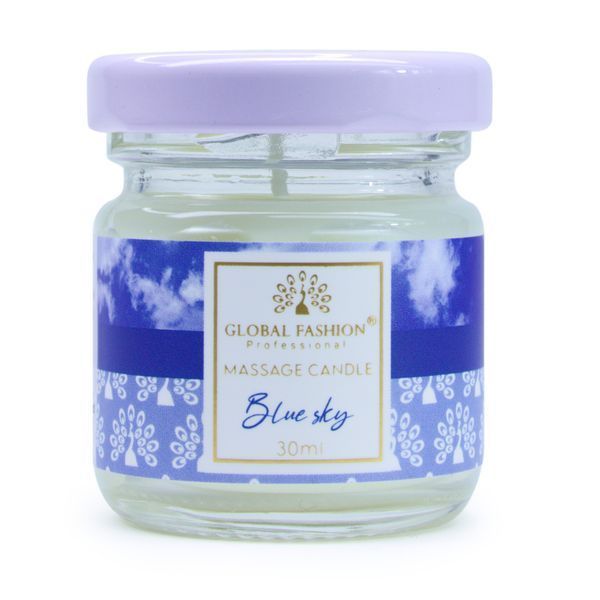 Массажная свеча Global Fashion, 30 ml, Blue sky 22068 фото