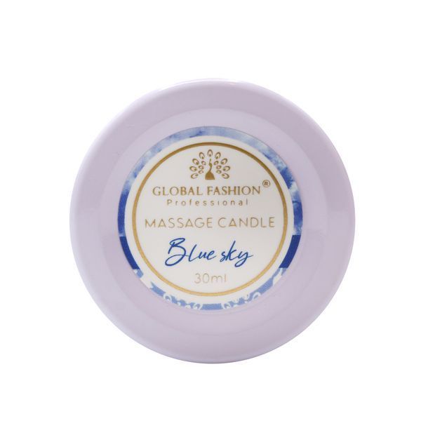 Массажная свеча Global Fashion, 30 ml, Blue sky 22068 фото