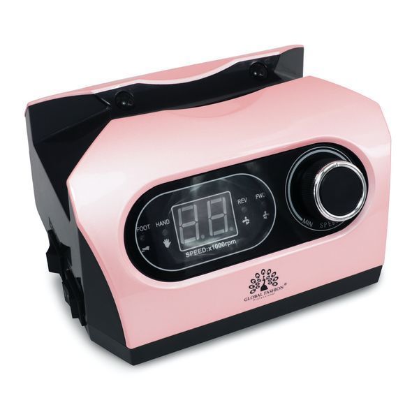Manicure and pedicure machine Global Fashion 50000 rpm 80W, ZS-717-pink 15533 фото
