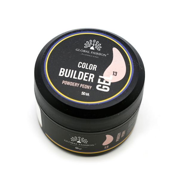 Гель для моделювання нігтів 50 г, Color Builder Gel 13- Powdery peony 26236 фото