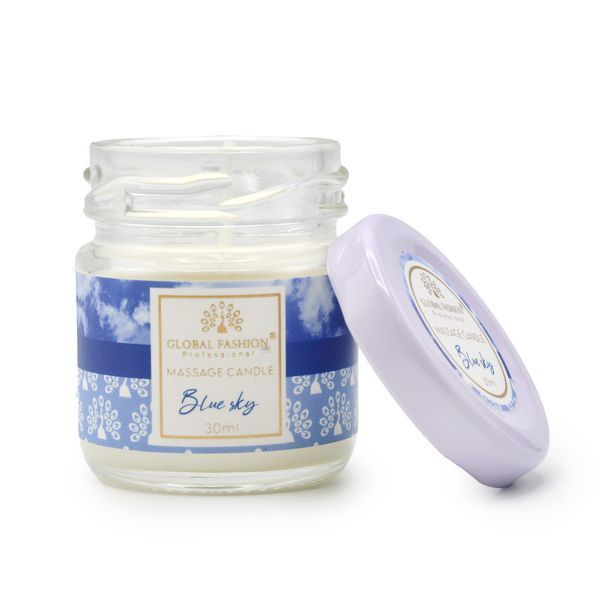 Массажная свеча Global Fashion, 30 ml, Blue sky 22068 фото