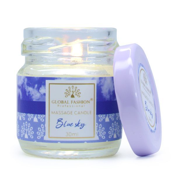 Массажная свеча Global Fashion, 30 ml, Blue sky 22068 фото