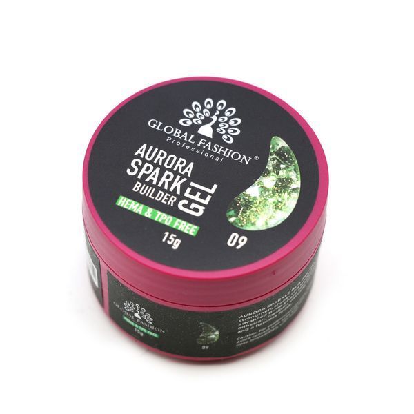 Гель для моделирования ногтей 15 гр, Aurora Spark Builder gel 09 26835 фото
