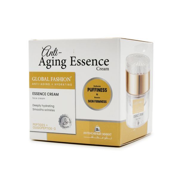 Крем-Есенція Против Старіння, Global Fashion, Anti-Aging Essence Cream, 30g 25076 фото
