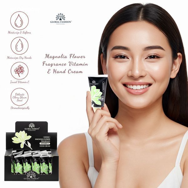 Увлажняющий крем для рук с витамином Е, Global Fashion, Magnolia Flower Fragrance, 30g 25041 фото