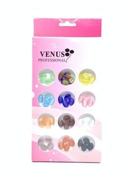Декор для нігтів Venus, імітація котячого ока, 12 кольорів 15066 фото