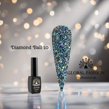 Гель лак Diamond Ball Global Fashion 8 мл, 010 11604 фото