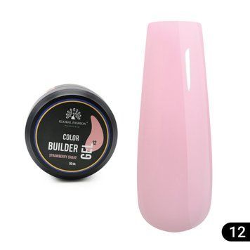 Гель для моделювання нігтів 50 г, Color Builder Gel 12- Strawberry shake 26241 фото