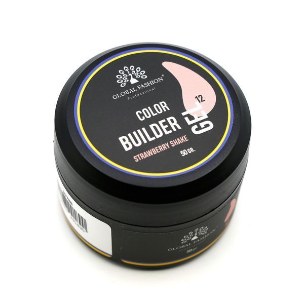 Гель для моделирования ногтей 50 г, Color Builder Gel 12- Strawberry shake 26241 фото