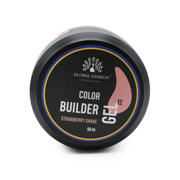 Гель для моделирования ногтей 50 г, Color Builder Gel 12- Strawberry shake 26241 фото