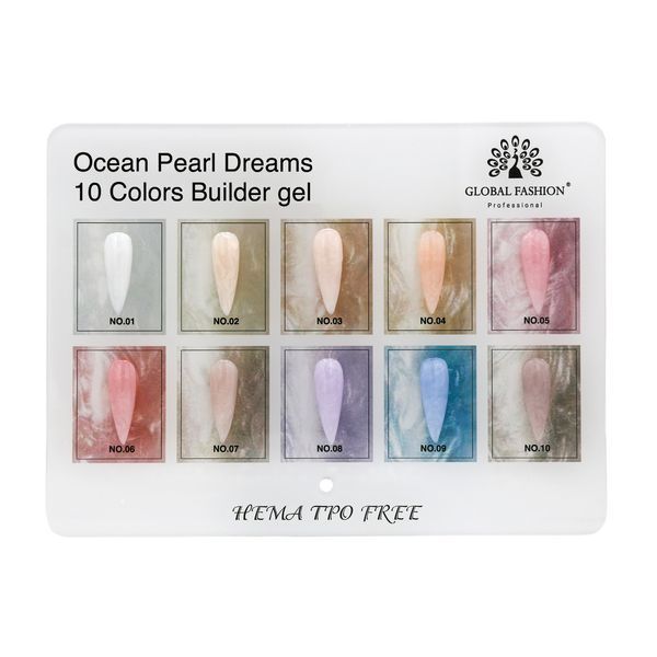 Гель для моделювання нігтів 15 г, Ocean Pearl Dream Builder Gel 04 26206 фото