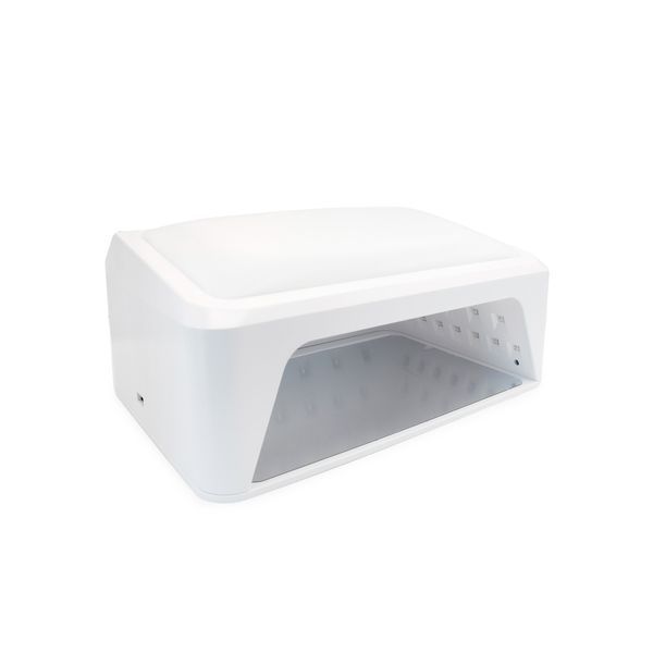 Лампа для ногтей LED/UV, L-1005, 120W Global Fashion, с подушкой-подлокотником, white 18626 фото
