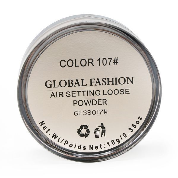 Рассыпчатая воздушная пудра Global Fashion, GF38017, #107 24433 фото