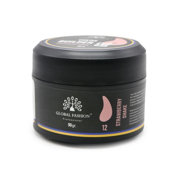 Гель для моделирования ногтей 50 г, Color Builder Gel 12- Strawberry shake 26241 фото