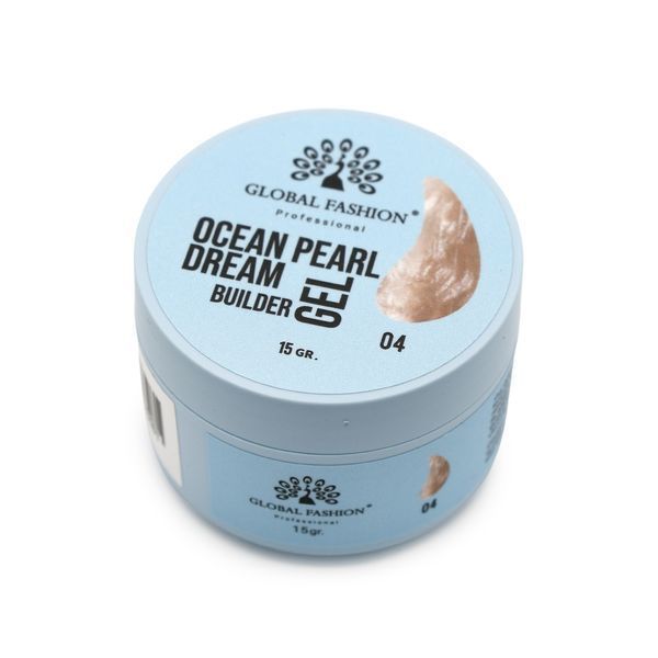 Гель для моделювання нігтів 15 г, Ocean Pearl Dream Builder Gel 04 26206 фото