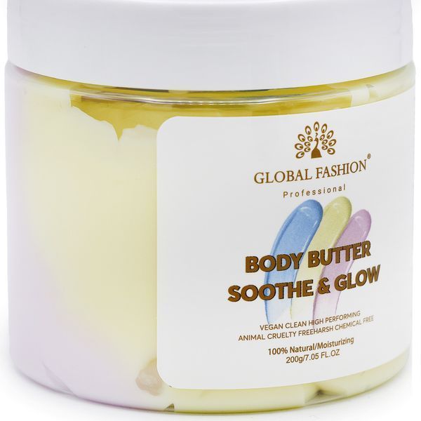Зволожуюче масло для тіла, Global Fashion, Body Butter Soothe&Glow, 200g 25055 фото