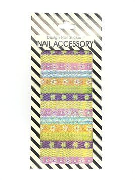 Наклейка для ногтей Nail Accessory Rainbow Flower 14438 фото