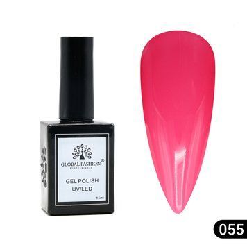 Гель лак Global Fashion, Gel polish&nbsp;15&nbsp;ml,&nbsp;55 23891 фото