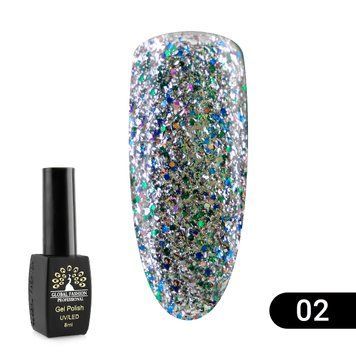Гель-лак Global Fashion Shiny, 8 мл, 02 12472 фото